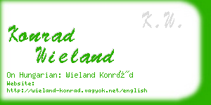 konrad wieland business card